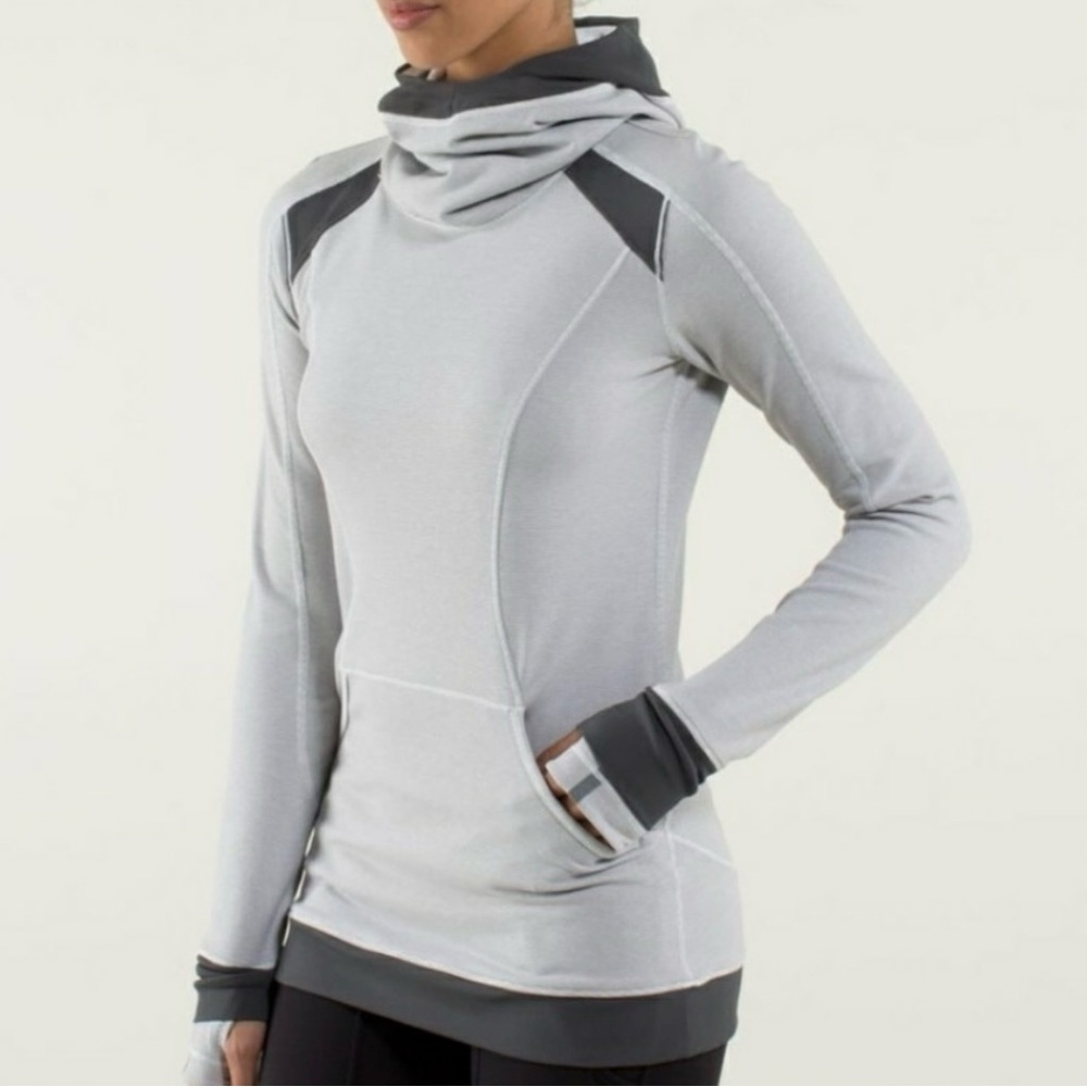 LULULEMON thumbhole hoodie tunic sweatshirt 8